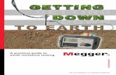 A practical guide to earth resistance testing - Microsoft · PDF file  A practical guide to earth resistance testing The word ‘Megger’ is a registered trademark