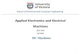 Applied Electronics and Electrical Machines - UVic Applied Electronics and Electrical Machines ... Electric Generator Mechanical Energy to Electrical Energy. ∴Electric machines are