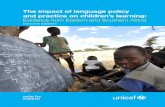 EXECUTIVE SUMMARY - UNICEF2016)LanguageandLearning... · Executive Summary This literature ... and Southern Africa. Originally established by colonial governments for the purpose