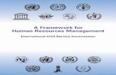 A Framework for Human Resources Management · PDF fileThe philosophy underlying it is ... changing nature of the organization’s mission,work and overall strategy. ... Framework for