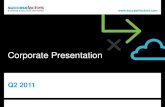 Corporate Presentation - SuccessFactors Corporate... · Corporate Presentation Q2 2011. ... hitting key metrics ... - Peter Church, VP Human Resources Correlate workforce and business