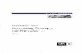 Foundation level Accounting Concepts and Principles · PDF file1 Introduction to accounting 1 2 The regulatory framework 25 3 The conceptual framework of accounting 43 ... vi Accounting