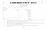 Chemistry 201 - tamhan 201exam1 key.pdf · Dang 1 Chemistry 201 MW 12pm – 1:15pm Examination #1 July 20th 2016 Name ……………………………………… Bronco ID ...