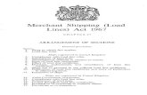 Merchant Shipping (Load Lines) Act 1967 - · PDF fileConvention of 1966 ") ... Merchant Shipping (Load Lines) Act 1967 CH. 27 (7) For the purposes of the application of this section