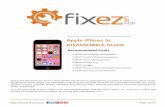 Apple iPhone 5c DISASSEMBLE GUIDE - fixez. · PDF fileApple iPhone 5c DISASSEMBLE GUIDE Page 1 of 9 Recommended Tools ... 5.iPhone 5c Front Camera & Proximity Sensor Flex Cable 6.iPhone