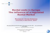 Rental costs in Europe The influence of a regulated Rental ...8060de94-b2f6-4619-85b3-bb2ae21e326f/... · Rental costs in Europe The influence of a regulated ... O’Sullivan and