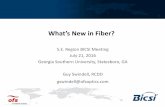 What’s New in Fiber? - · PDF fileWhat’s New in Fiber? ... Speed, Reach, Cost ... • Overall reach of link de-rated based on lesser bandwidth. 27 . Selecting Multimode Fiber for