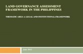 LAND GOVERNANCE ASSESSMENT FRAMEWORK IN …siteresources.worldbank.org/INTLGA/Resources/Philippines1.pdf · LAND GOVERNANCE ASSESSMENT FRAMEWORK IN THE PHILIPPINES ... opportunities
