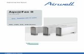 Aqu@Fan II - Certus - Inženierijas uzņē · PDF fileEngineering Data Manual Aqu@Fan II Fan Coil Units AWC, AWN, AHC, AHN Models AN AIRWELL GROUP COMPANY New : Available with EC motor
