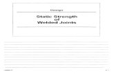 Static Strength of Welded Joints Library/20053436.pdf · Static Strength of Welded Joints p1 ('817 Lecture S;cope • Static strength ofwelded joints-need for strength design ...