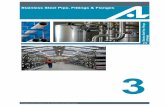 Stainless Steel Pipe, Fittings & Flanges - Atlas · PDF fileThe continuous metal structure formed between pipe and fitting adds strength to the system ... Welded Butt Welding Fittings
