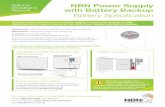 Property of NBNCo - Do not Remove NBN Power Supply with ... · PDF fileNBN Power Supply . with Battery Backup. Battery Specification. Battery type: 12V 7.0-7.2Ah 6 Cell VRLA Sealed