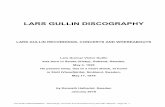 LARS GULLIN DISCOGRAPHY - swingosweet.seswingosweet.se/Kenneths_tabeller/LGD.pdf · Lars Gullin DISCOGRAPHY - Recordings, Concerts and Whereabouts by Kenneth Hallqvist - page No.