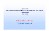 lecture two OFDM - Arab Academy for Science, Technology ...webmail.aast.edu/~khedr/Courses/VT/OFDM/lecture two- OFDMI.pdf · Lecture one Fading channels. ... V n a f a l = = $, ...