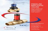 PRESSURE REDUCING VALVES - Advance · PDF fileThe Safety Valve Specialist PRESSURE REDUCING VALVES Ensure reliable and stable pressure for smooth-running water systems Reliance Water