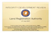 Land Registration · PDF fileLAND REGISTRATION AUTHORITY The Land Registration Authority (LRA) is the agency mandated by Philippine laws with the task of preserving the integrity of