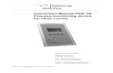Instruction Manual PUC 28 Process monitoring device for ...Instruction Manual PUC 28 Process monitoring device ... info@halstrup-walcher.com ... and an acoustic alarm is triggered