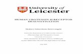 HUMAN UROTENSIN-II RECEPTOR DESENSITISATION · PDF fileHuman Urotensin-II Receptor Desensitisation ... My zest for science and cell signaling could not have developed without a very