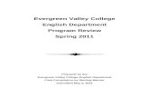 English Program - Evergreen Valley Web viewThe EVC English Department ... (Include articulation agreements, common course numbering etc.) The Evergreen Valley College ... (included