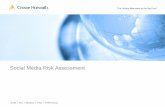 Social Media Risk Assessment - · PDF fileSocial Media Risk Assessment (SMRA) What’s involved? A review of the various risks of social media within an organization regardless of