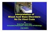 Interpretation of Mixed Acid Base Disorders - No Da Vinci …pscp.org.pk/.../06/Interpretation-of-Mixed-Acid-Base-Disorders-Surg... · ABG measurement – Some unique ... Microsoft