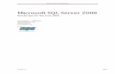 Microsoft SQL Server 2008 Notes - DBXperts · PDF fileMicrosoft SQL Server 2008 Notes Version 1.0 Page 1 Microsoft SQL Server 2008 Handy tips for the busy DBA Last updated: 17/08/2011