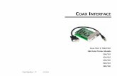 COAX INTERFACE - OKI Supportmy.okidata.com/idocs2.nsf/6f9a3c7aef0a3559852568eb0067da73... · For specific questions regarding the Coax Interface only, please contact: Troy Group,