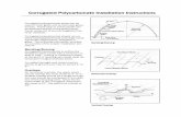 Corrugated Polycarbonate Installation Instructions ...igcusa.com/catalogs/CPC%20Install.pdf · FasteningFasteningastening Depending on wind exposure, Corrugated polycar-bonate should