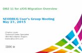 DB2 11 for z/OS Migration Overview - · PDF fileDB2 11 for z/OS Migration Overview NEODBUG User’s Group Meeting May 21, ... – Consider Single Version Charging when building your