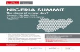 March 7th-8th 2016 InterContinental Lagos Nigeria · PDF fileFMCG firms in Nigeria are having a difficult year. ... Director, Country Analysis The Economist Intelligence Unit PHILIP
