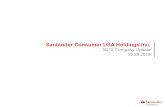 Santander Consumer USA Holdings Inc.s1.q4cdn.com/269973923/files/doc_presentations/Q3-2015-Earnings... · 5 QoQ decrease in net income in line with normal seasonality trends Refinement