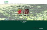 HAWAII’S COFFEE INDUSTRYhdoa.hawaii.gov/wp-content/uploads/2013/01/Coffee-industry... · as land cost remains relatively low. ... Hawaii’s Coffee Industry: ... Land used for plantation