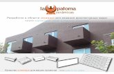 la paloma Paloma - Export brochure... · has been growing steadily for more than 30 years, making the company a specialist in the manufacturing of clay products. With our experience