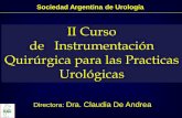 II Curso de Instrumentación Quirúrgica para las Practicas ... · PDF fileSociedad Argentina de Urología II Curso de Instrumentación Quirúrgica para las Practicas Urológicas Directora: