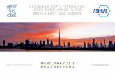 DESIGNING MEP SYSTEMS AND CODE ... - CIBSE …cibseashrae.org/presentations/ME-MEPDec2014.pdf · COPYRIGHT © 1976-2014 BUROHAPPOLD ENGINEERING. ALL RIGHTS RESERVED ... She is an