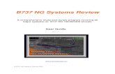 B737 NG Systems Review -  · PDF fileB737 NG Systems Review User Guide Rev 1.4 A comprehensive study and review program covering all major systems on B737 NG 700/800/900 aircraft