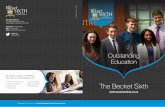 Outstanding Education - Becket Schoolsixth.becketonline.co.uk/wp-content/uploads/2014/09/BSixth... · Outstanding Education. The Becket Sixth. sixth.becketonline.co.uk. The Becket