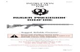 RUGER PRECISION RIMFIRE - ruger …ruger-docs.s3.amazonaws.com/_manuals/RugerPrecisionRimfire.pdf · tengan accesso a las armas de fuego guardándolas siempre con llave y descargadas
