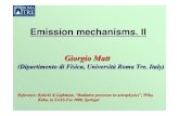 Emission mechanisms. II - NASA · PDF fileEmission mechanisms. II ... Italy) Reference: Rybicki & Lightman, “Radiative processes in astrophysics”, Wiley Kahn, ... 1979. Photon