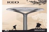 EETT Luminaria Decorativa KEO v2 - · PDF fileLa luminaria KEO está 100% fabricada en Francia según normas de fabricación de alta estándar. ESPECIFICACIONES TECNICAS Grado de protección: