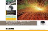 Proportional Pressure Regulation - · PDF fileProportional Pressure Regulation ... It enables the distributors to keep a main generic EPP4 reference in stock, and adjust it to the