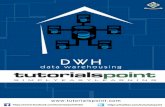 About the Tutorial · PDF fileData Warehousing i About the Tutorial A data warehouse is constructed by integrating data from multiple heterogeneous sources. It ... Impact of Security