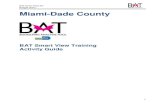BAT Smart View for Budget Users Miami-Dade  · PDF fileBAT Smart View for Budget Users 1 ... Activity 4: Using the Pivot Function in Smart View ... Excel menu bar