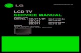 LCD TV SERVICE MANUAL - go-gddq. · PDF filer lcd tv service manual caution before servicing the chassis, read the safety precautions in this manual. chassis : lp78a model : 32lc41/4r