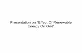 Presentation on “Effect Of Renewable Energy On Grid”2).pdf · Presentation on “Effect Of Renewable ... NTPC has already ventured into world class Thermal generation technology