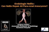 Endologix Nellixcritical-issues-congress.com/pdf/speakers_presentation/21-Holden... · Andrew Holden Associate Professor of Radiology Auckland Hospital Endologix Nellix: Can Nellix