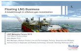 Floating LNG Business - Malaysian Gas · PDF fileFloating LNG Business A breakthrough in offshore gas monetization ... Technip leader in a consortium with Samsung Shell Floating Liquefied