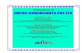 PROFILE - EMTRCemtrc.com/emtrc_profile.pdf · PROFILE F 66, Road 2, Phase I ... 2 ACC Limited Expansion of Sindri Cement Works Sindri, Jharkhand 2010 3 Ambuja Cement Limited 2.6 MTPA