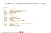 Chapter 2: Hardware and Software Concepts - CmpE WEBuskudarli/courses/... · Chapter 2 – Hardware and Software Concepts Outline 2.1 Introduction 2.2 Evolution of Hardware Devices