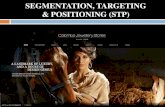 SEGMENTATION, TARGETING & POSITIONING (STP) · PDF fileConsumer Segmentation Bases • Segmentation Variables Geographic Demographic Psychographic Behavioral ... Toyota (Camry, Corolla,
